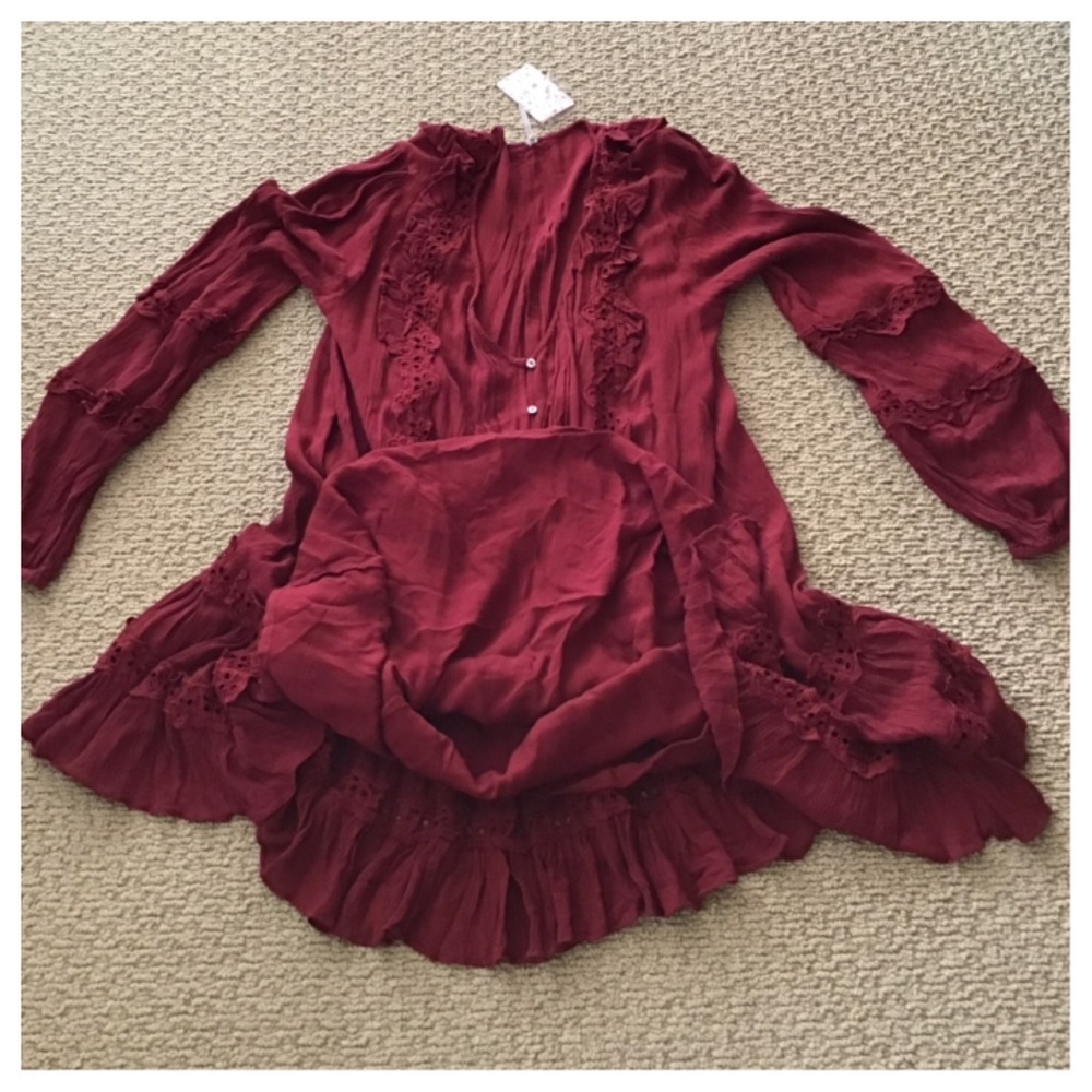 Free People Snow Angel Mini Dress.  NWT. - Picture 7 of 8